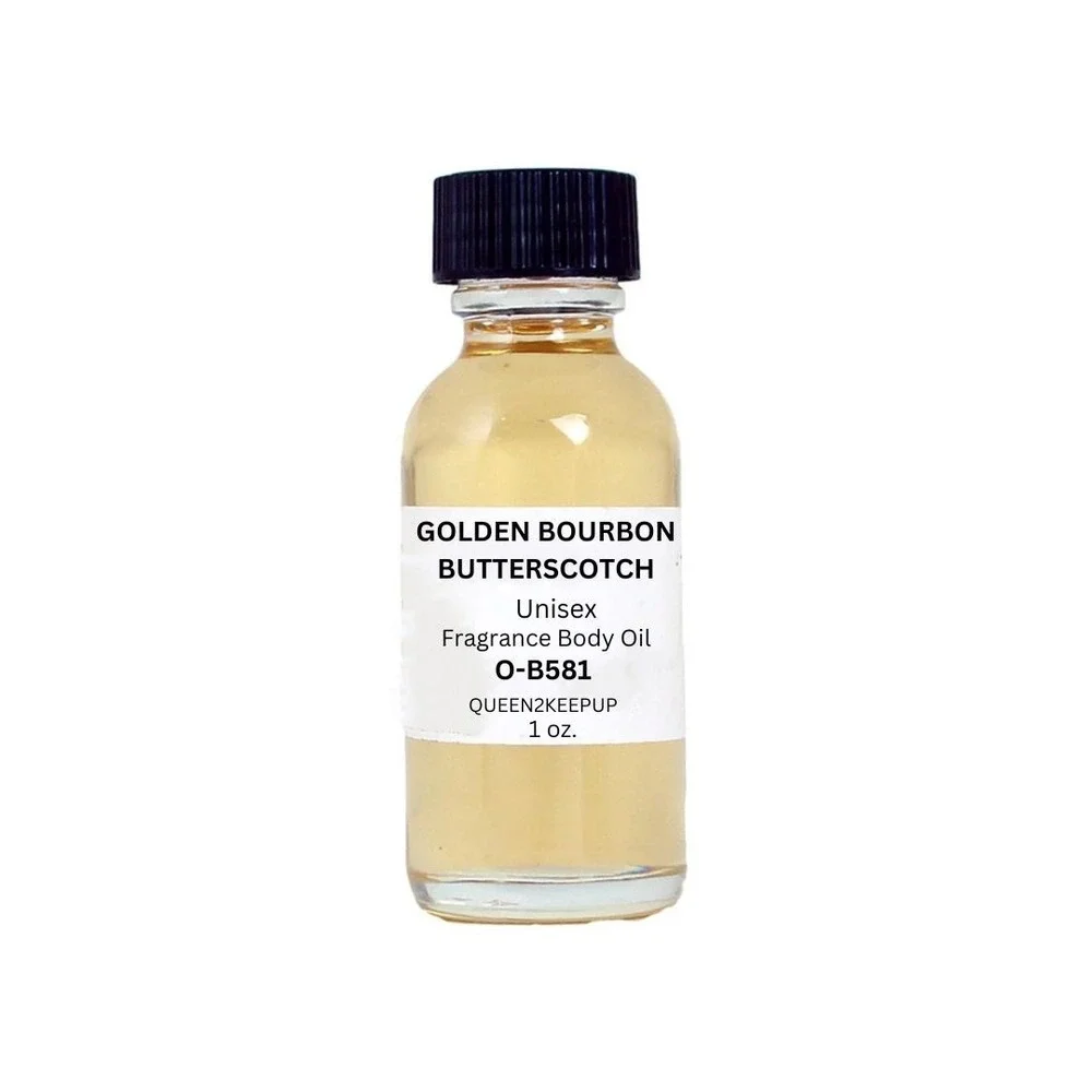 Golden Bourbon Butterscotch Unisex Warm Sweet Caramel Fragrance Oil 1 oz